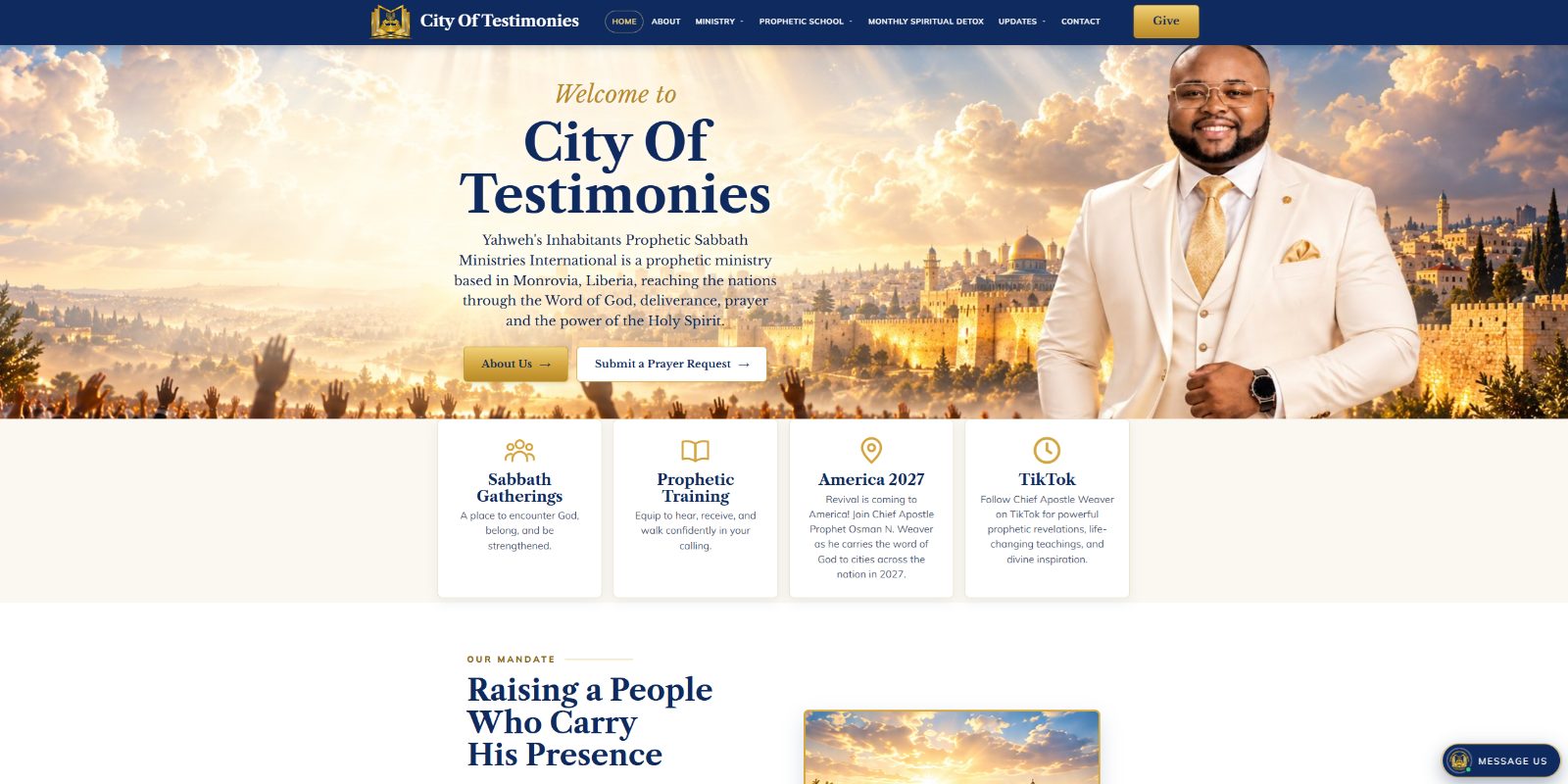 Screenshot of City of Testimonies